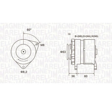 generátor MAGNETI MARELLI 063735060010