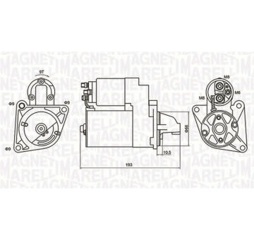 Startér MAGNETI MARELLI 063721053010