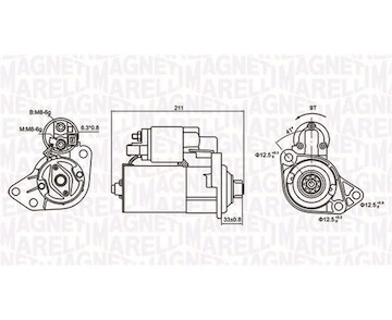 żtartér MAGNETI MARELLI 063721062010