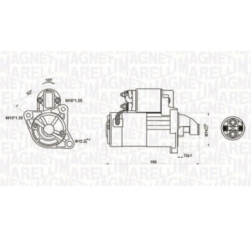 Startér MAGNETI MARELLI 063721096010