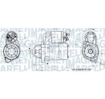 Startér MAGNETI MARELLI 063721117010