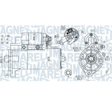 Startér MAGNETI MARELLI 063721165010