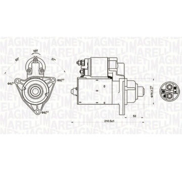 Startér MAGNETI MARELLI 063721176010