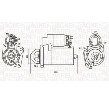 Startér MAGNETI MARELLI 063721213010