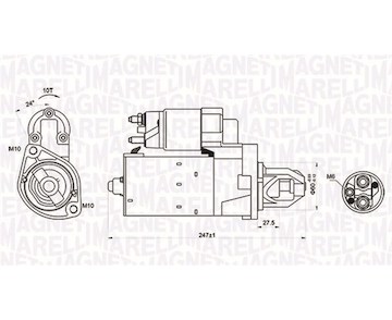 Startér MAGNETI MARELLI 063721249010