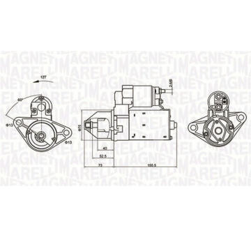 Startér MAGNETI MARELLI 063721253010