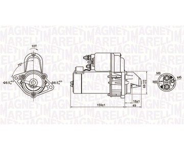 Startér MAGNETI MARELLI 063721257010