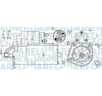 Startér MAGNETI MARELLI 063721271010