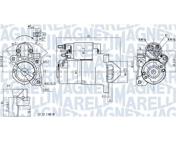 Startér MAGNETI MARELLI 063721273010