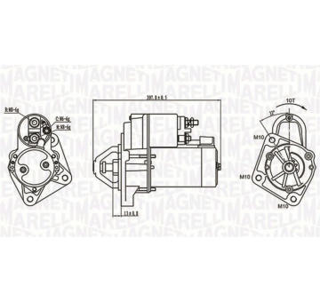 Startér MAGNETI MARELLI 063721289010