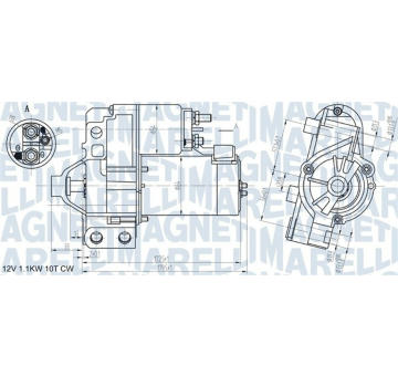 Startér MAGNETI MARELLI 063721290010