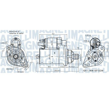 Startér MAGNETI MARELLI 063721322010