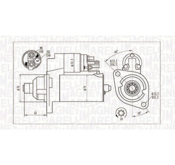 Startér MAGNETI MARELLI 063721323010