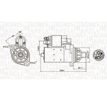 Startér MAGNETI MARELLI 063721337010