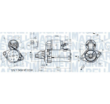 Startér MAGNETI MARELLI 063721346010