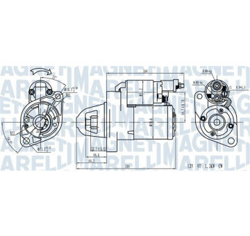 Startér MAGNETI MARELLI 063721382110