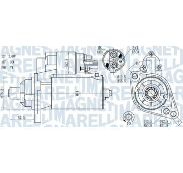 Startér MAGNETI MARELLI 063721397010