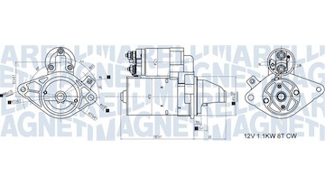 Startér MAGNETI MARELLI 063721407010