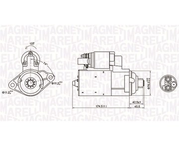 Startér MAGNETI MARELLI 063721409010