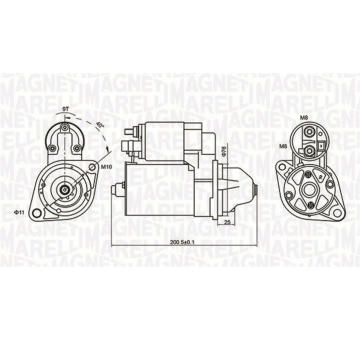 Startér MAGNETI MARELLI 063721412010