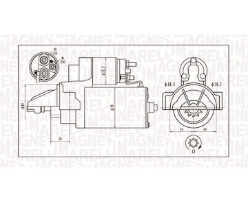 Startér MAGNETI MARELLI 063721421010