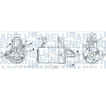 Startér MAGNETI MARELLI 063721422010