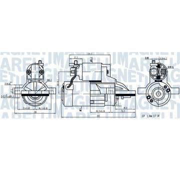 Startér MAGNETI MARELLI 063721436010