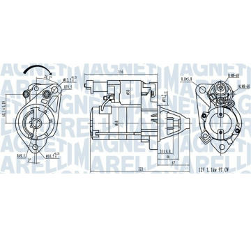 Startér MAGNETI MARELLI 063721458010