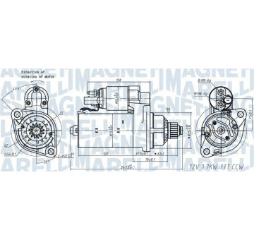 Startér MAGNETI MARELLI 063721508010