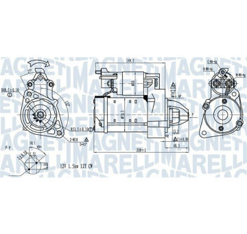 Startér MAGNETI MARELLI 063721527010