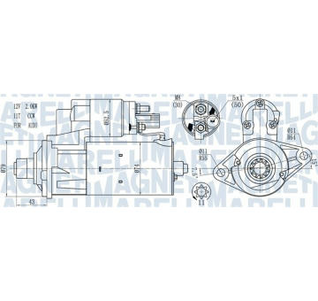 Startér MAGNETI MARELLI 063721584010