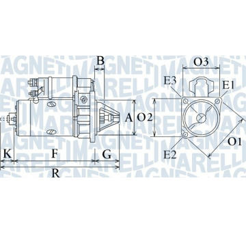 Startér MAGNETI MARELLI 063720325010