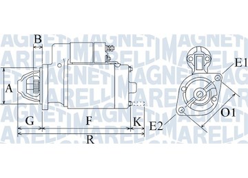 Startér MAGNETI MARELLI 063720349010