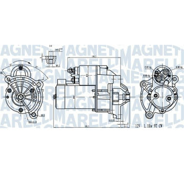 Startér MAGNETI MARELLI 063720581010