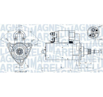 Startér MAGNETI MARELLI 063720598010