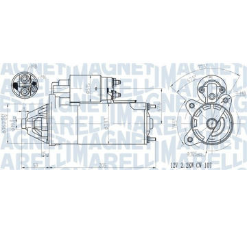 żtartér MAGNETI MARELLI 063720613010