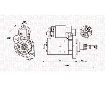 Startér MAGNETI MARELLI 063720619010