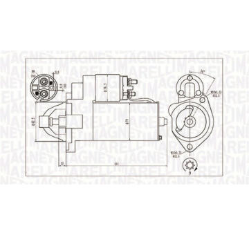 Startér MAGNETI MARELLI 063720624010