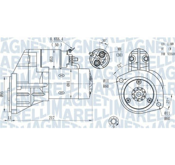 Startér MAGNETI MARELLI 063720660010