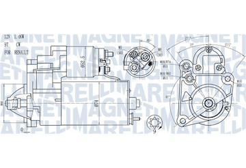 Startér MAGNETI MARELLI 063720784010