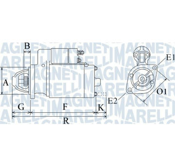 Startér MAGNETI MARELLI 063720923010