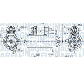 Startér MAGNETI MARELLI 063720976010