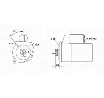 Startér MAGNETI MARELLI 943241136010