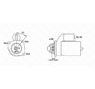 Startér MAGNETI MARELLI 943252235010