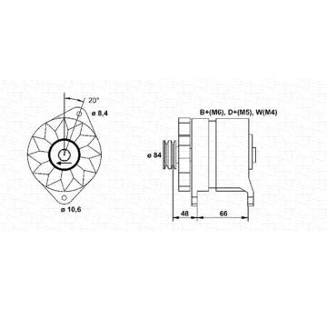 generátor MAGNETI MARELLI 943346130010