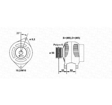 generátor MAGNETI MARELLI 943356568010
