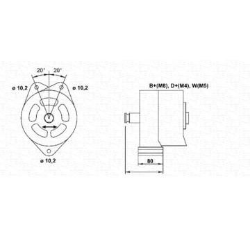 generátor MAGNETI MARELLI 943356685010