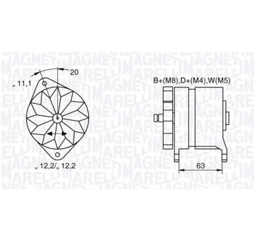 generátor MAGNETI MARELLI 063534690480