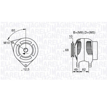 generátor MAGNETI MARELLI 063533155000