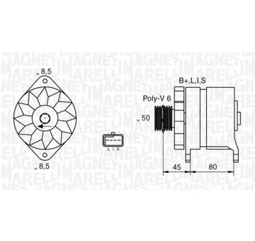 generátor MAGNETI MARELLI 063532633010